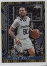 2025-26 Topps Chrome Gold Basketball Refractor 9/50 Cole Anthony #175 1qo5