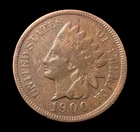 1900 Indian Head Cent Penny • Bronze • Fine Details • Nice Patina 🔥
