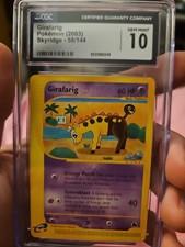 POKEMON SKYRIDGE,  #58/144 GIRAFARIG CGC 10 GEM MINT 2003 on eBay