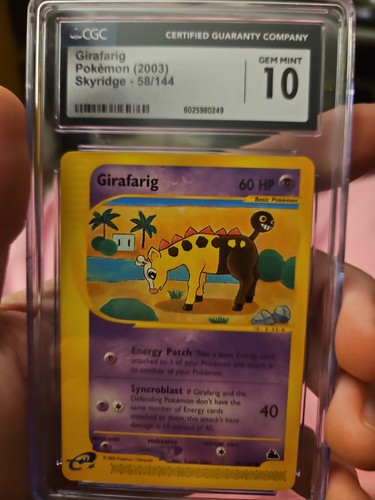 Girafarig graded CGC 10 for sale on eBay