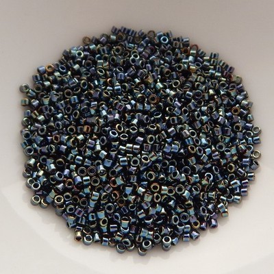 11/o Delica Beads Gunmetal Iris 5g Miyuki Cylinder DB006 DB0006