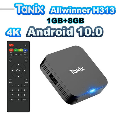 Tanix TX1 Global Android 10.0 TV Box 2.4G WIFI 4K HDR 3D 8GB 16GB Allwinner H313