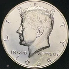 1964 Kennedy Half Dollar GEM PROOF 90% Silver - Staining on Obv/Rev