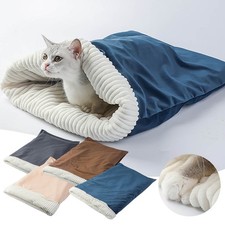Sleeping Reversible Cat Bed Winter Warm Soft Cozy Bed For Indoor