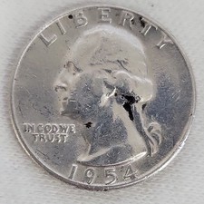 1954 Washington Quarter in AU Condition