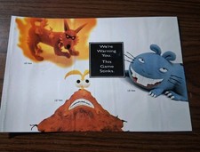 Earthbound Scratch And Sniff Video Game Promo Vintage Wall Print Ad 8x5 1995