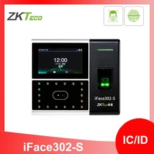 ZKTeco iFace302-S Face Fingerprint Identification Time Attendance Access Control