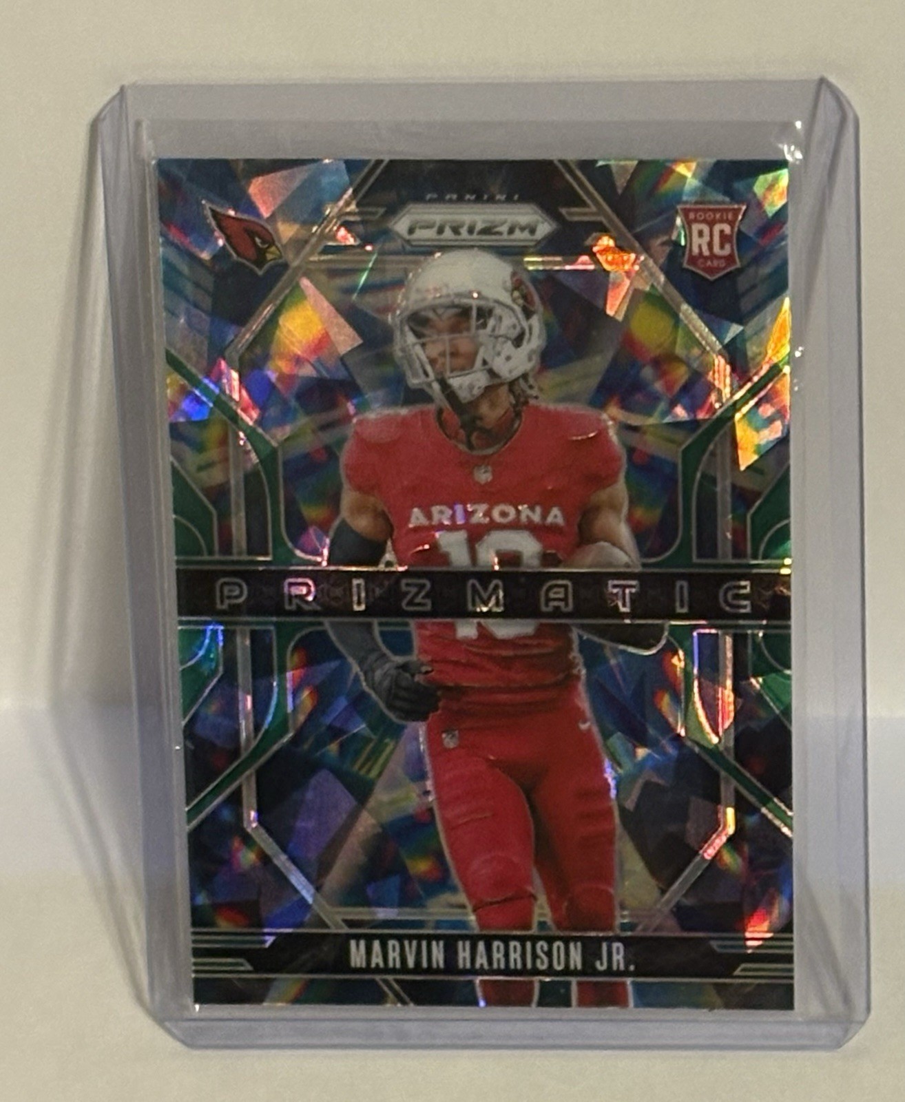 2024 Panini Prizm - Prizmatic Marvin Harrison Jr. #12 Green Ice Prizm (RC)