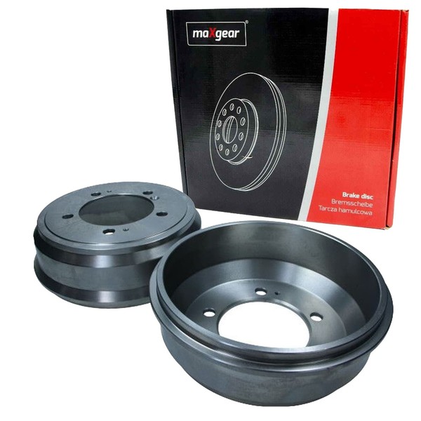 2X Maxgear 280Mm Bremstrommeln Hinten Passend FÜR Opel Movano Renault Master-image