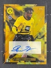 2023-24 Topps BVB Vernissage Set Samuel Bamba Gold Autograph 26/50 RC Dortmund