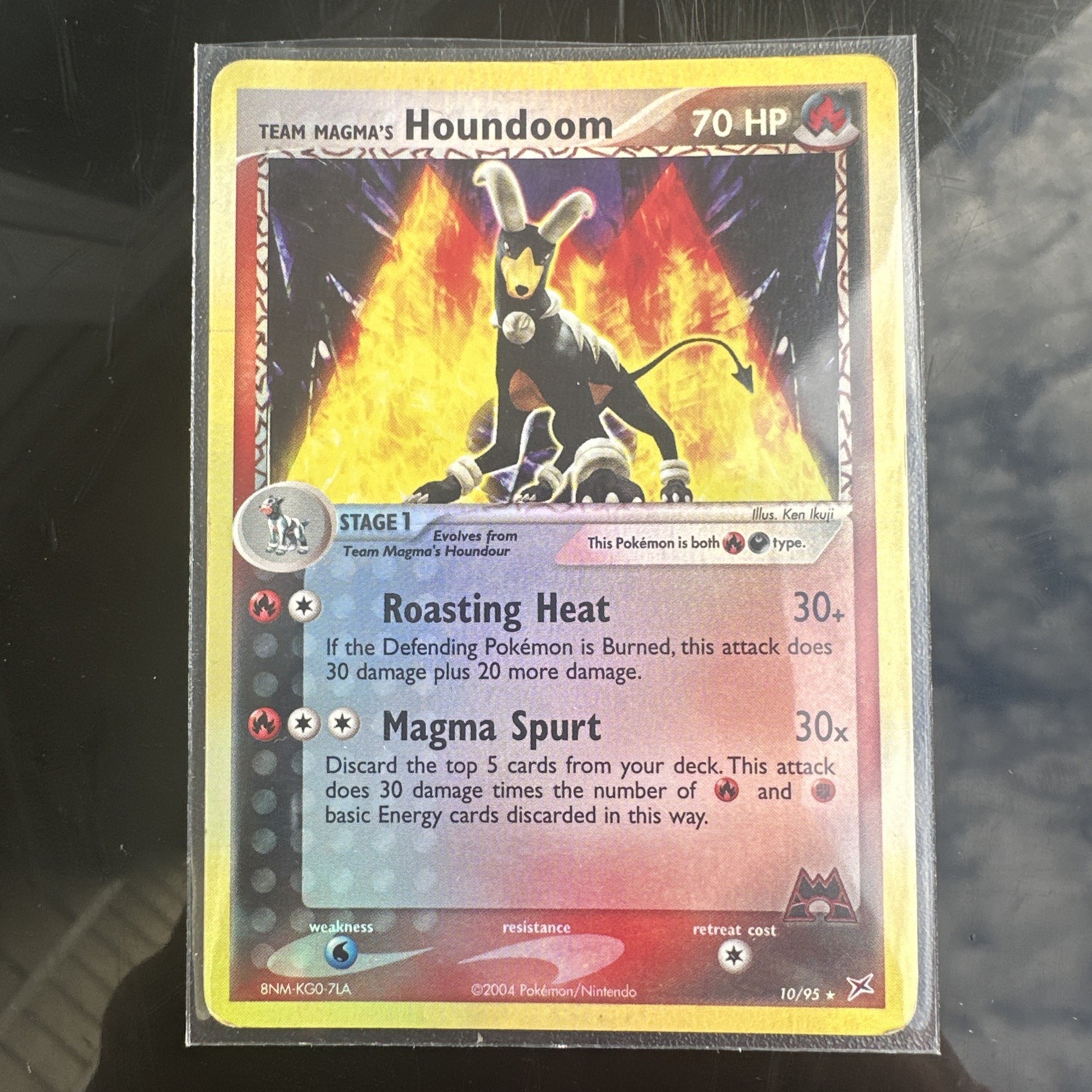 Pokemon TCG Team Magma's Houndoom 10/95 Team Magma vs Team Aqua Reverse Holo LP