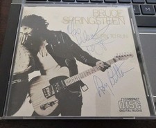 Bruce Springsteen BTR CD Authentic Hand Signed Autographs - Roy/Max/Garry