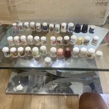 Vintage Porcelain Thimble Lot of 40 – Mixed Designs Flowers Brands Collectible