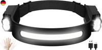 Oderra Stirnlampe Led Wiederaufladbar, Superleicht Kopflampe Mit