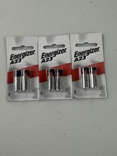 Energizer A23 Miniature Alkaline Watch/Electronic Battery 12 V 2 ct 3 Pack 