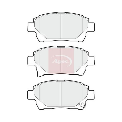 APEC Brake Pad Set, disc brake PAD1722