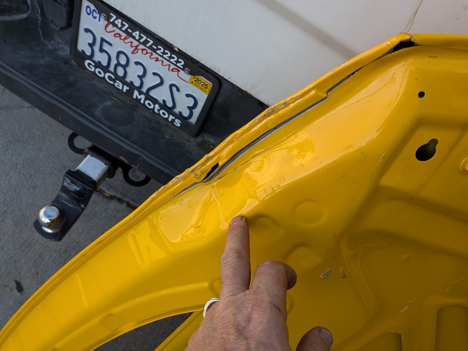 2017 - 23 Acura NSX Hood Panel - Damaged  OEM