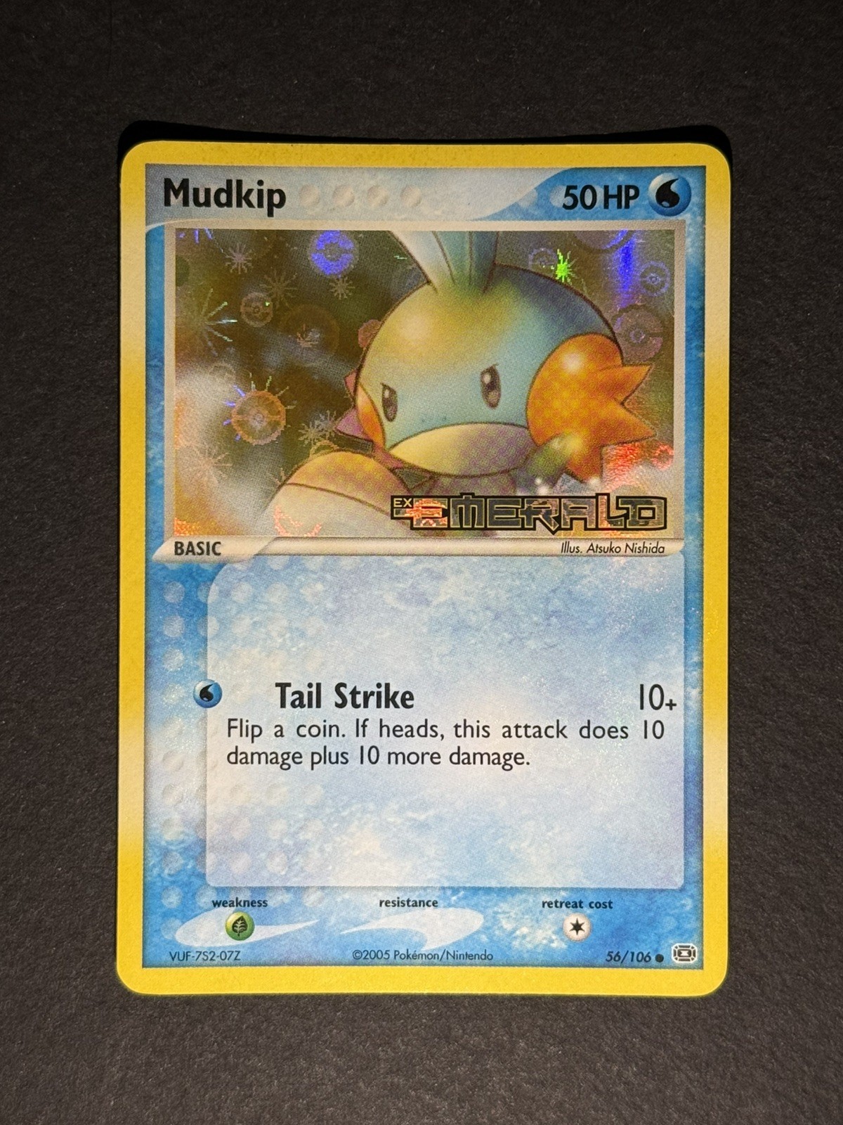 Mudkip 56/106 Emerald Reverse Holo MP Pokemon TCG (SEE PICTURES)