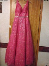 pink prom dress size 8 new
