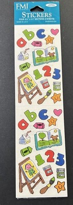 NEW Frances Meyer KINDERGARTEN Stickers 2 Sheets 4 Mods Sealed
