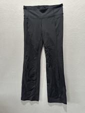 Athleta Elation Wide Leg Flare Pant Black Hig...