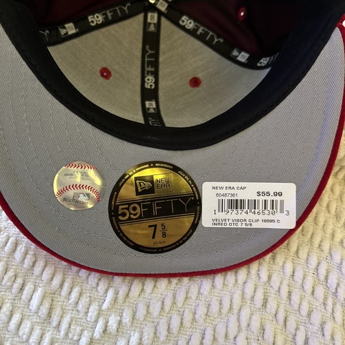 Velvet Cincinnati Reds Mütze Herren 7 5/8 59Fifty New Era MLB Fitted Cap Neu - Bild 5 von 10