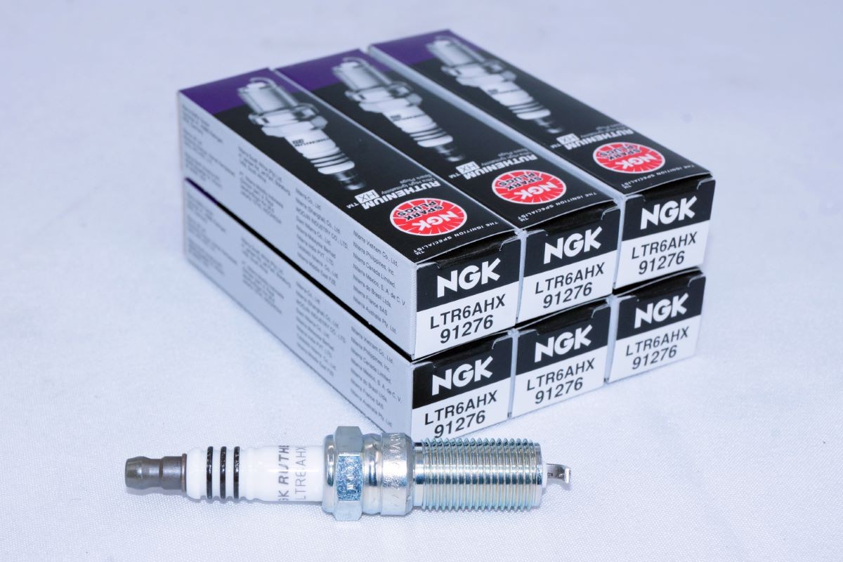 Set of 6 Genuine NGK 91276 LTR6AHX Ruthenium HX Plugs