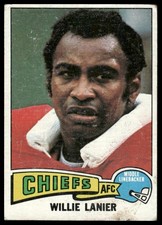 Willie Lanier 1975 Topps #325 Kansas City Chiefs