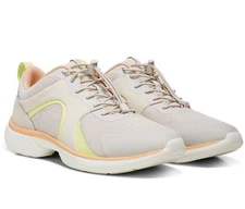 Vionic Olessa Walking Shoe Sneaker Womens 6.5 Medium Cream Apricot Orthotic New