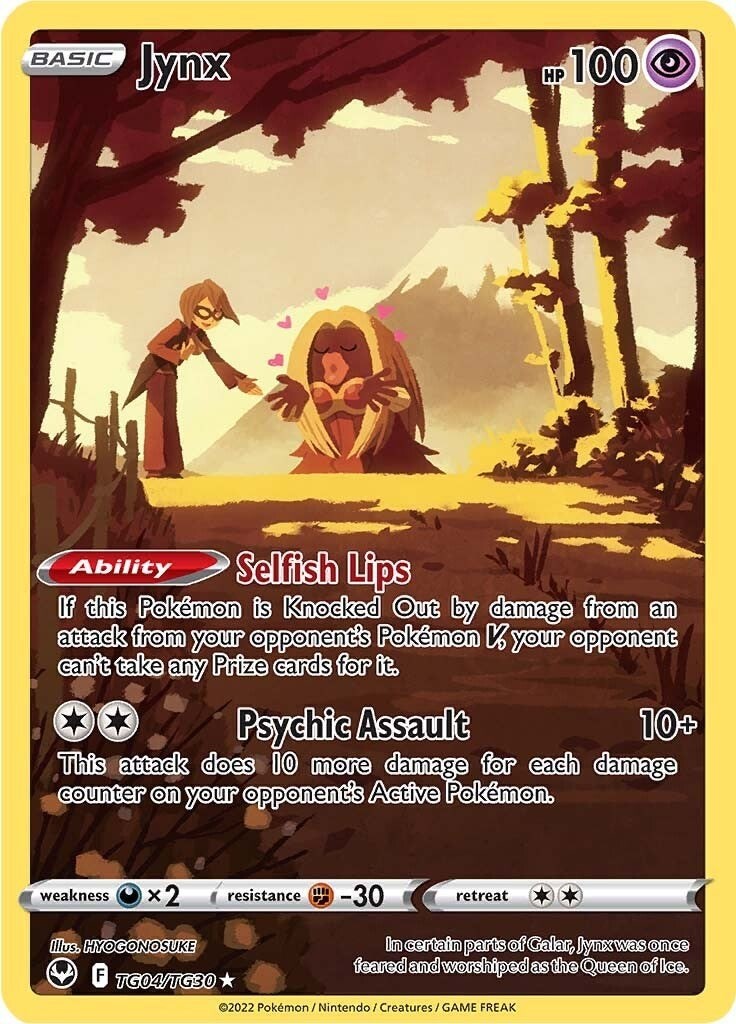 Jynx TG04/TG30 SWSH12: TG Holofoil NM Pokemon TCG
