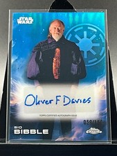 2025 Topps Chrome Star Wars SIO BIBBLE Blue Autographed Card  /150