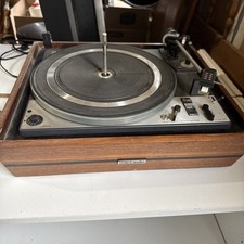 Dual 1228 Turntable w/ Dust Cover POWER TESTED ONLY 