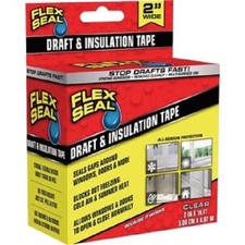  1 -Flex Seal 2 In. x 16 Ft. Clear Draft and Insulation Seal Tape DFSCLR0216