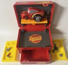 Pixar Cars Piston Cup Mechanic Play Set Light...