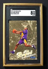 1997 FLEER ULTRA GOLD MEDALLION #1G KOBE BRYANT SGC 8
