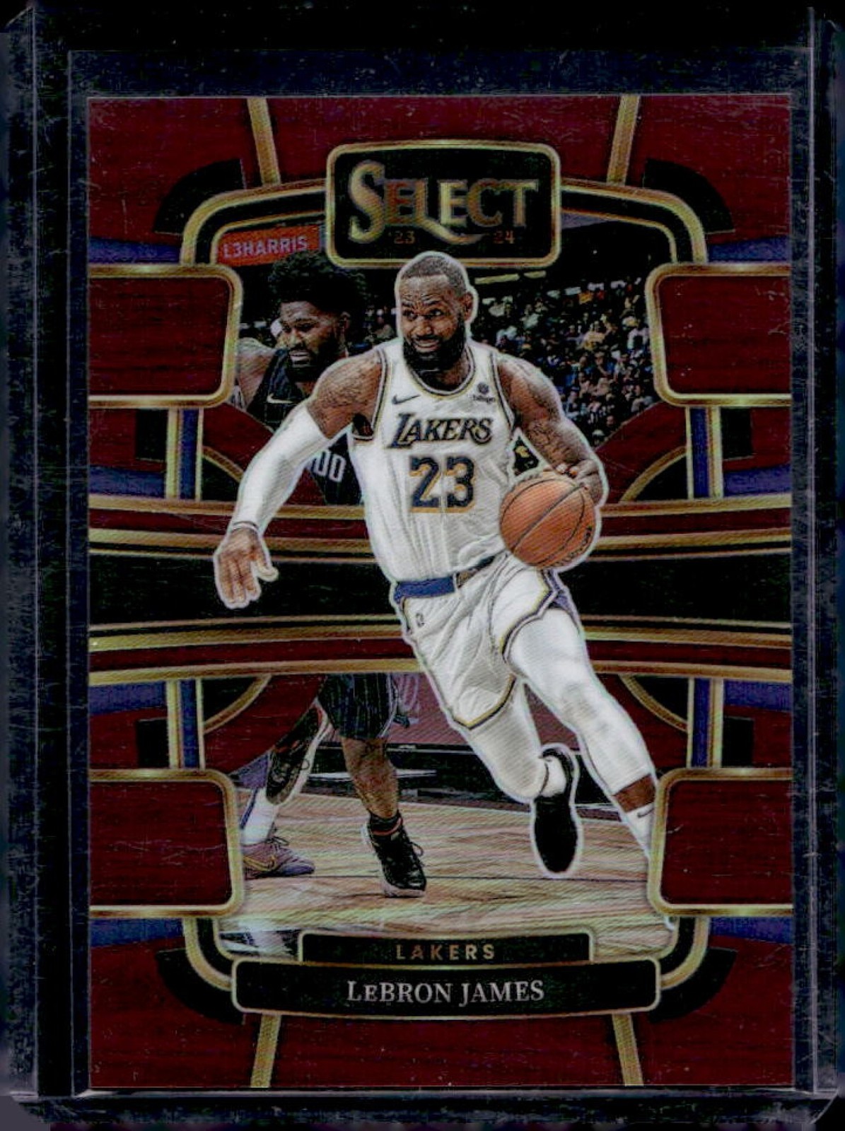 2023-24 Select LeBron James Maroon Prizm Concourse #167/175 Lakers