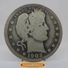 1902 Barber Silver Quarter - #C55783NQ