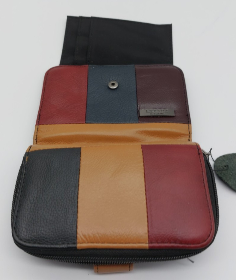 Lorenz Accessories Patchwork Multicoloured Real L… - image 16