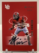 2024 Onit Athlete Utah Utes - 1 series AUTO #O-12 Van Fillinger 1/1 Swoosh