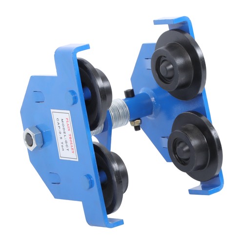 Carrello I-Beam 0,5 Ton Acciaio Lega Doppia Ruota I-Beam Flangia Larghezza 55-135mm - Foto 14 di 20
