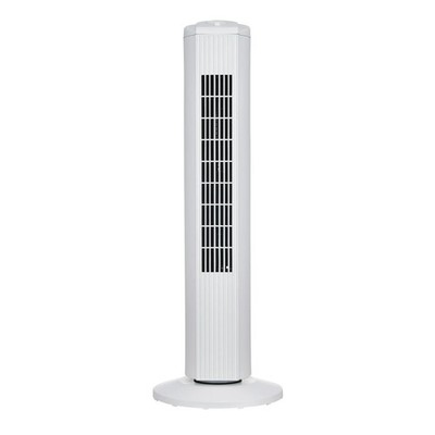 Mainstays 28 inch Tall 3-Speed Oscillating Tower Fan MSWMT24MW White Open Box
