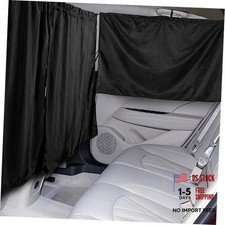 Set of 3 Car Privacy Curtains - 95 Light Blocking Fabric Rear Seat Side