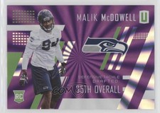 2017 Panini Unparalleled Class of Rookie Purple 109/149 Malik McDowell #245 1s8