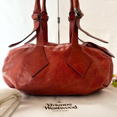 Vivienne Westwood ミニボストンバッグ オーブ VIVIENNE WESTWOOD Mini Boston Bag Gold Orb Logo Vintage Authentic