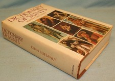 VINTAGE 1980 HARDCOVER BOOK: DICTIONARY OF SAINTS BY JOHN I DELANEY