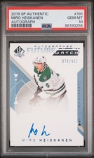 2018 SP Authentic Miro Heiskanen FW #191 PSA 10 Gem Mint
