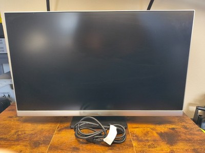 HP - 27'' IPS LED QHD Monitor with Adjustable Height (HDMI, VGA) - Silver & Black