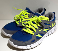 Nike Free Run 2 Sneaker Sportschuhe Laufschuhe Gr. 39 Blau Gelb Grau