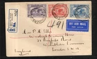 AUSTRALIA 1931 REGISTERED KINGSFORD SMITH SET OF 3 ON FIRST DAY COVER. VF.