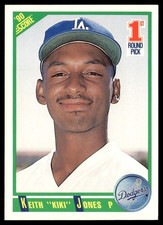 1990 Score Keith Kiki Jones Rookie Los Angeles Dodgers #676